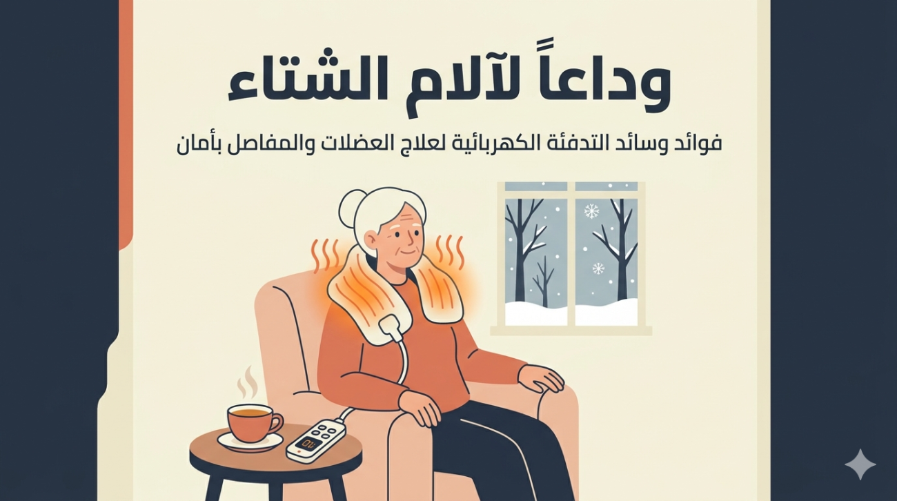 وداعاً لآلام الشتاء: فوائد وسادة التدفئة الكهربائية للرقبة والظهر