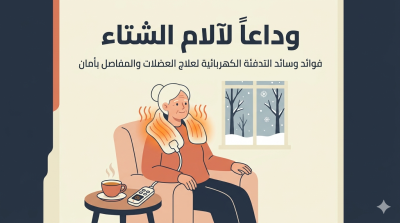 وداعاً لآلام الشتاء: فوائد وسادة التدفئة الكهربائية للرقبة والظهر