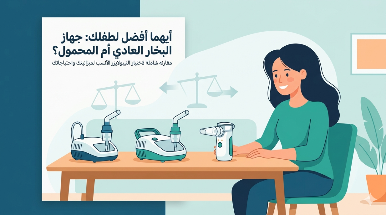 أيهما أفضل لطفلك: جهاز البخار العادي أم المحمول (Mesh)؟