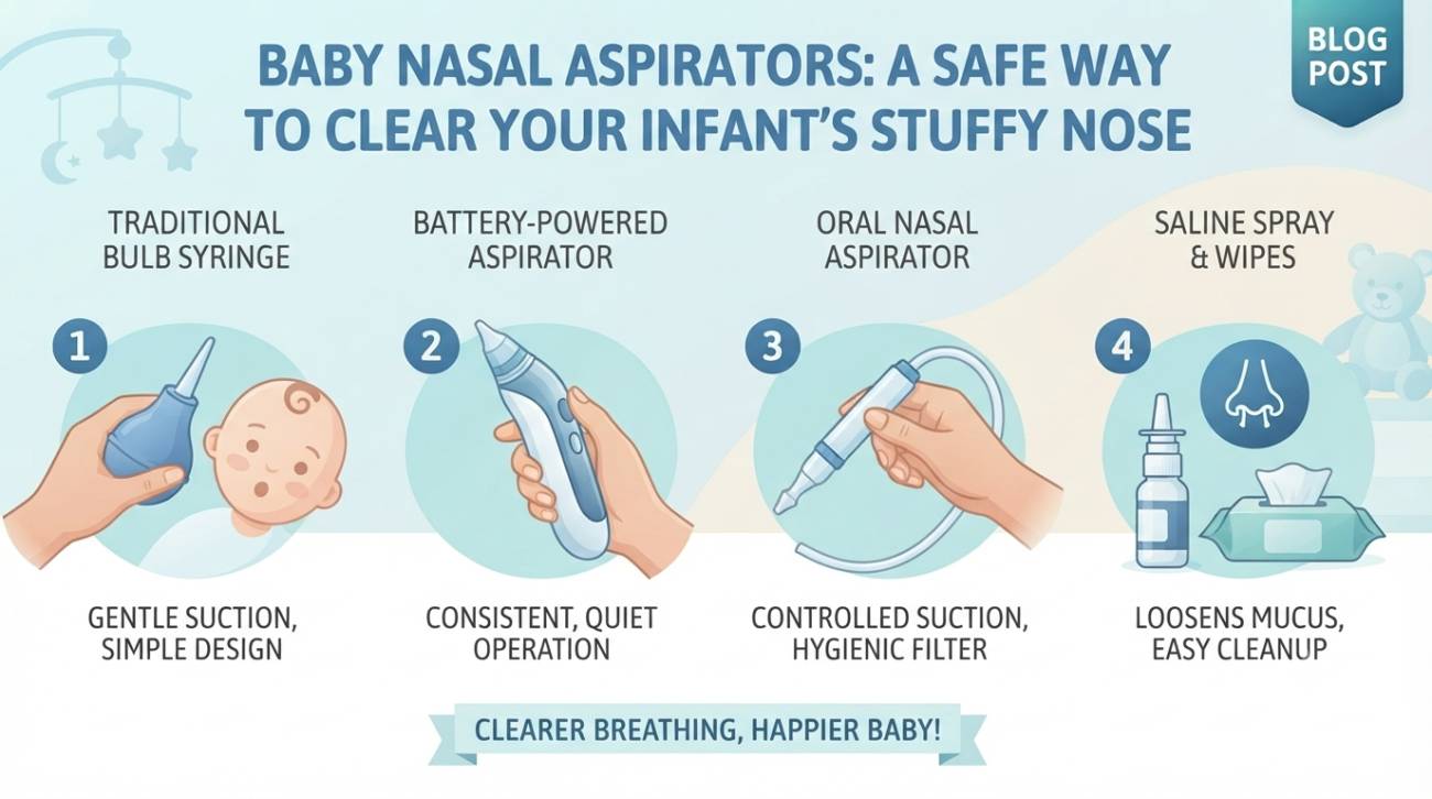 Baby Nasal Aspirators: A Safe Way to Clear Your Infant’s Stuffy Nose