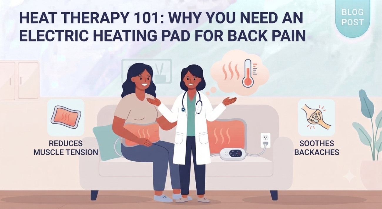 Heat Therapy 101: Why You Need an Electric Heating Pad for Back Pain