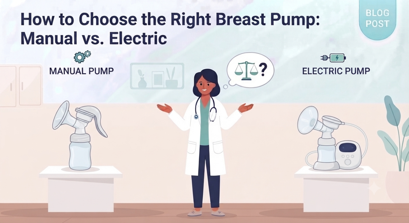 How to Choose the Right Breast Pump: Manual vs. Electric