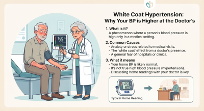 White Coat Hypertension: Why Your BP is Higher at the Doctor’s