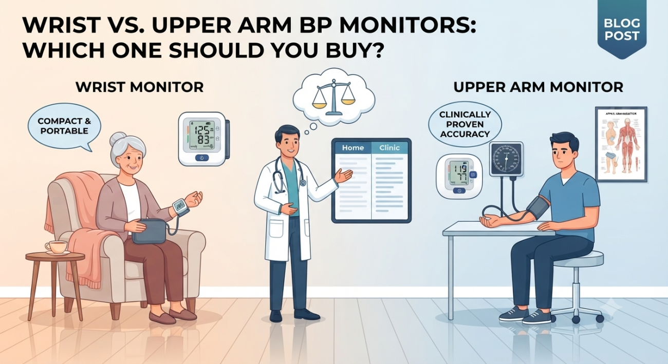 Wrist vs. Upper Arm BP Monitors: Which One Should You Buy?