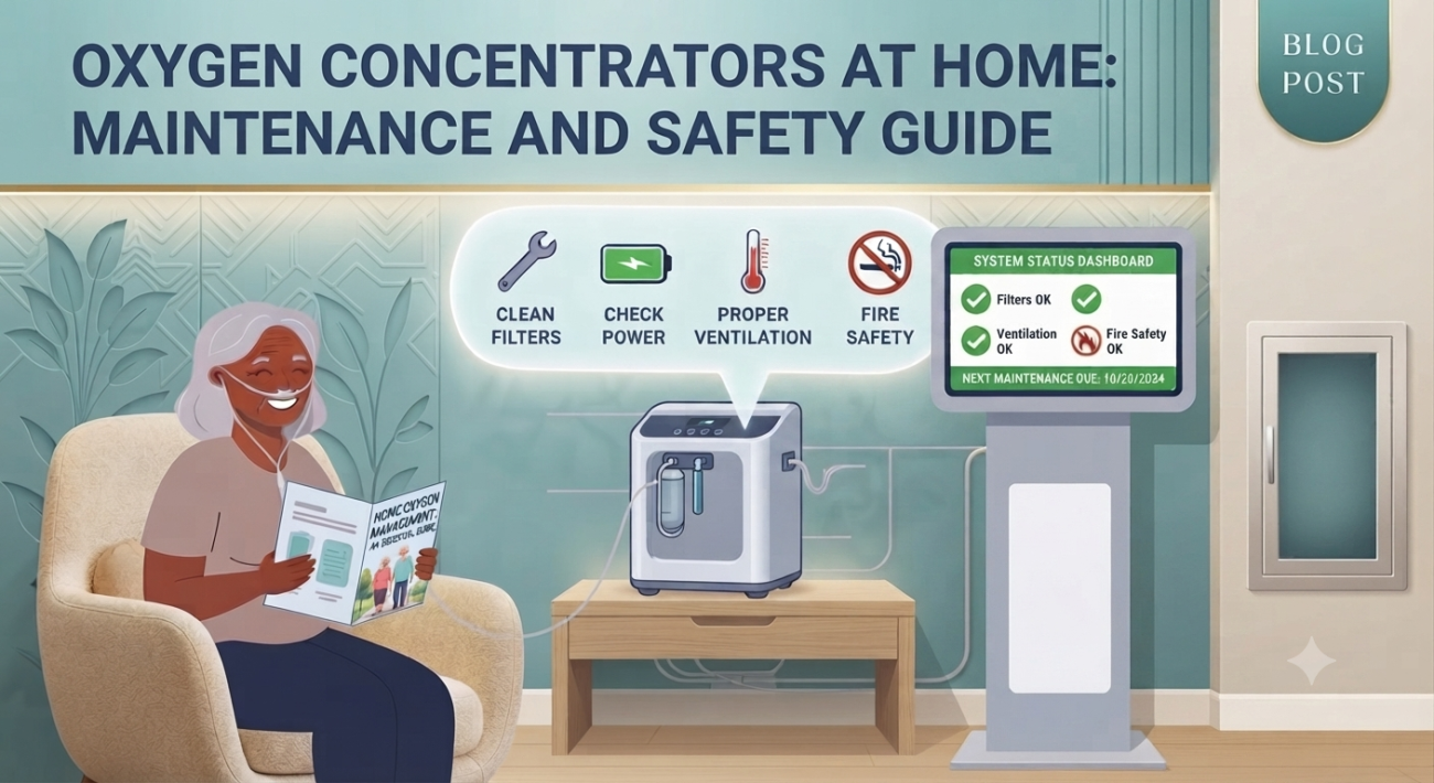 Oxygen Concentrators at Home: Maintenance and Safety Guide