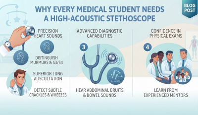 Why Every Medical Student Needs a High-Acoustic Stethoscope