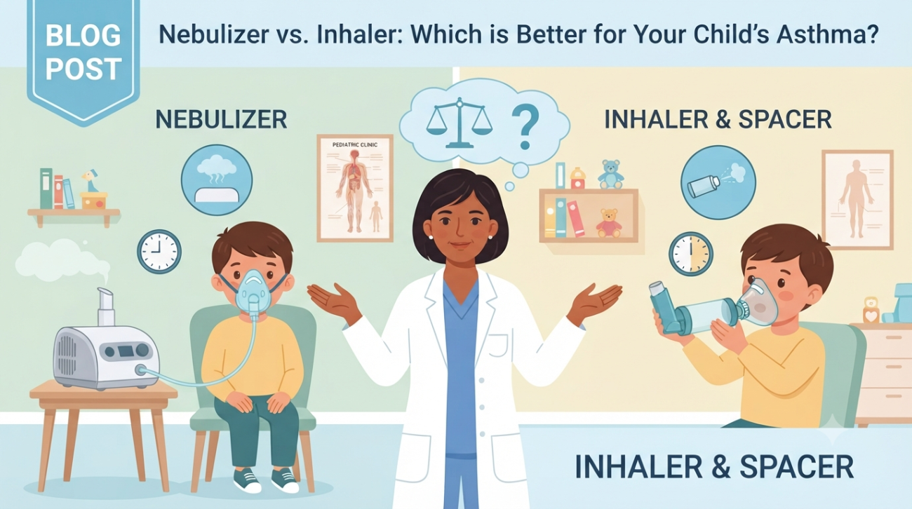 Nebulizer vs. Inhaler: Which is Better for Your Child’s Asthma ?